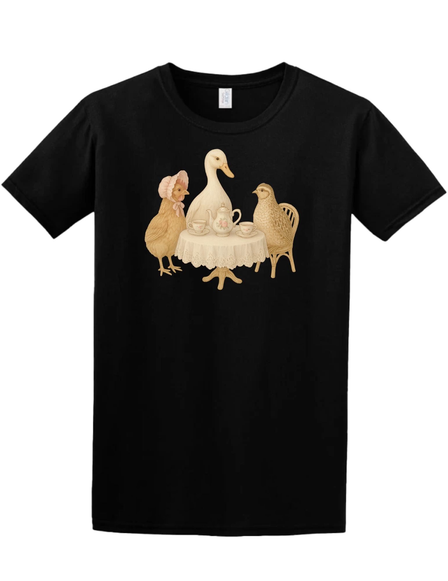 Tea Time for Birds Tee and Crewneck