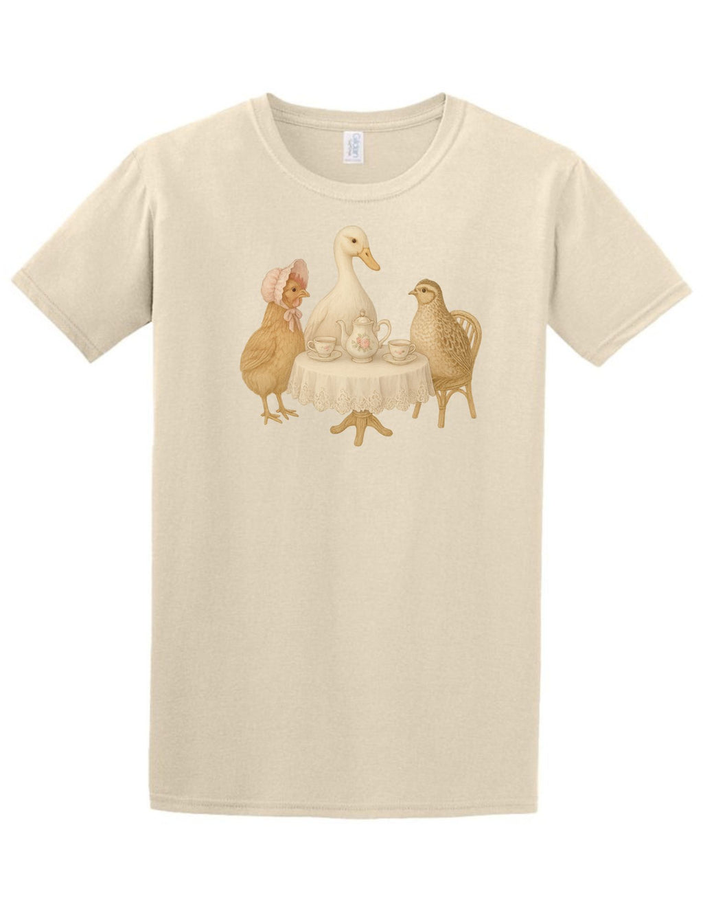Tea Time for Birds Tee and Crewneck