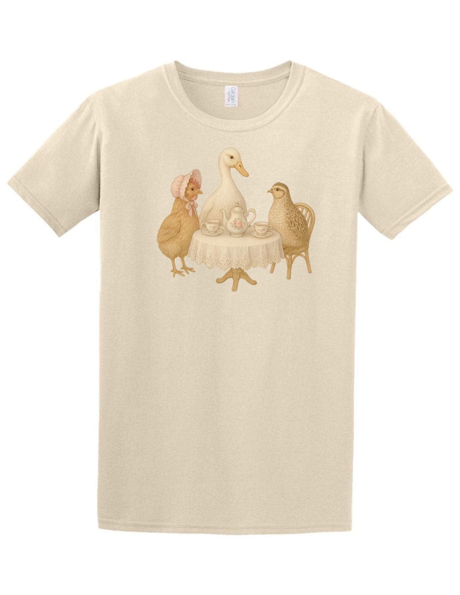 Tea Time for Birds Tee and Crewneck