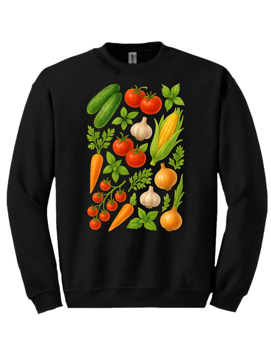 Vegetable Patch Tee and Crewneck