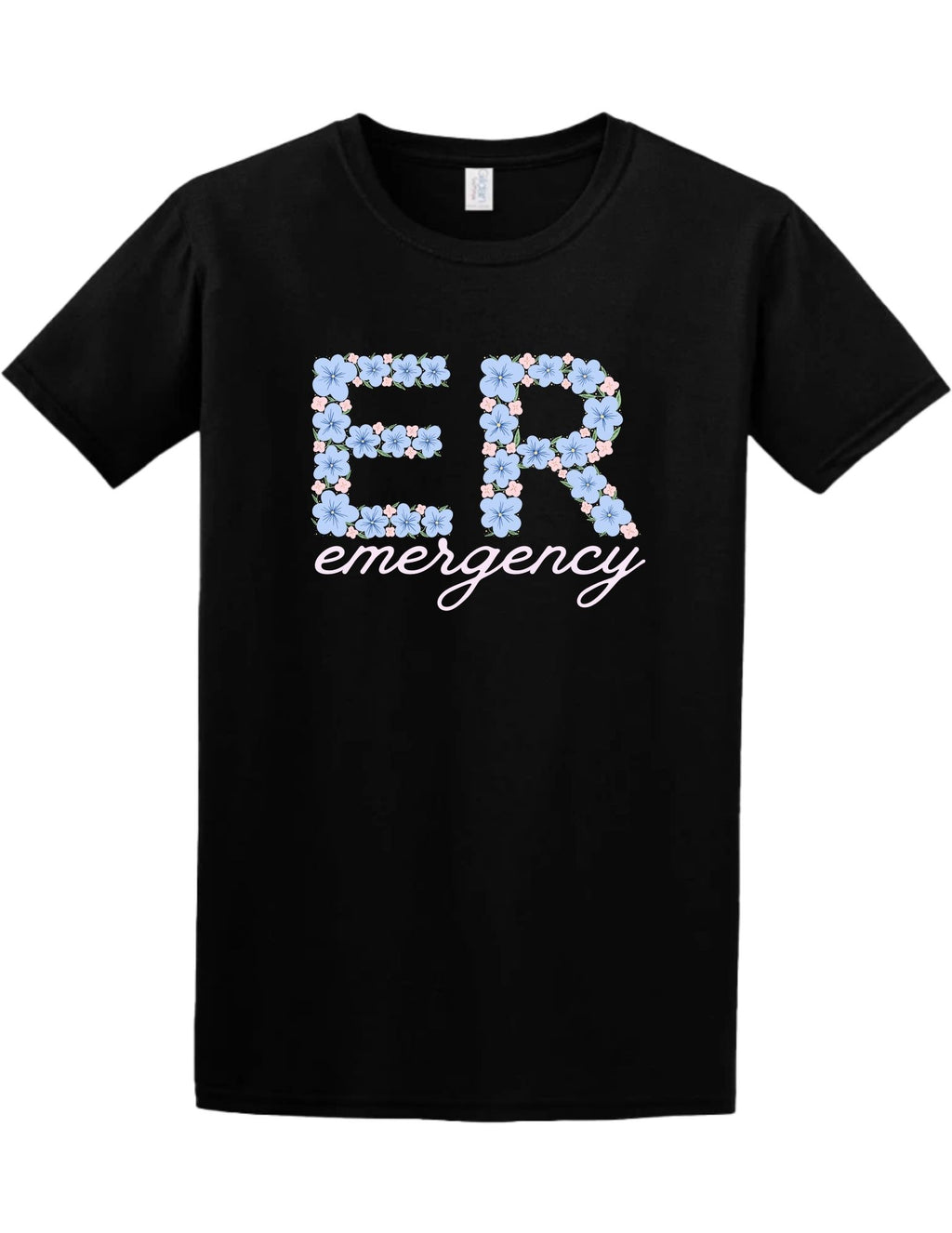 Floral Emergency Tee and Crewneck
