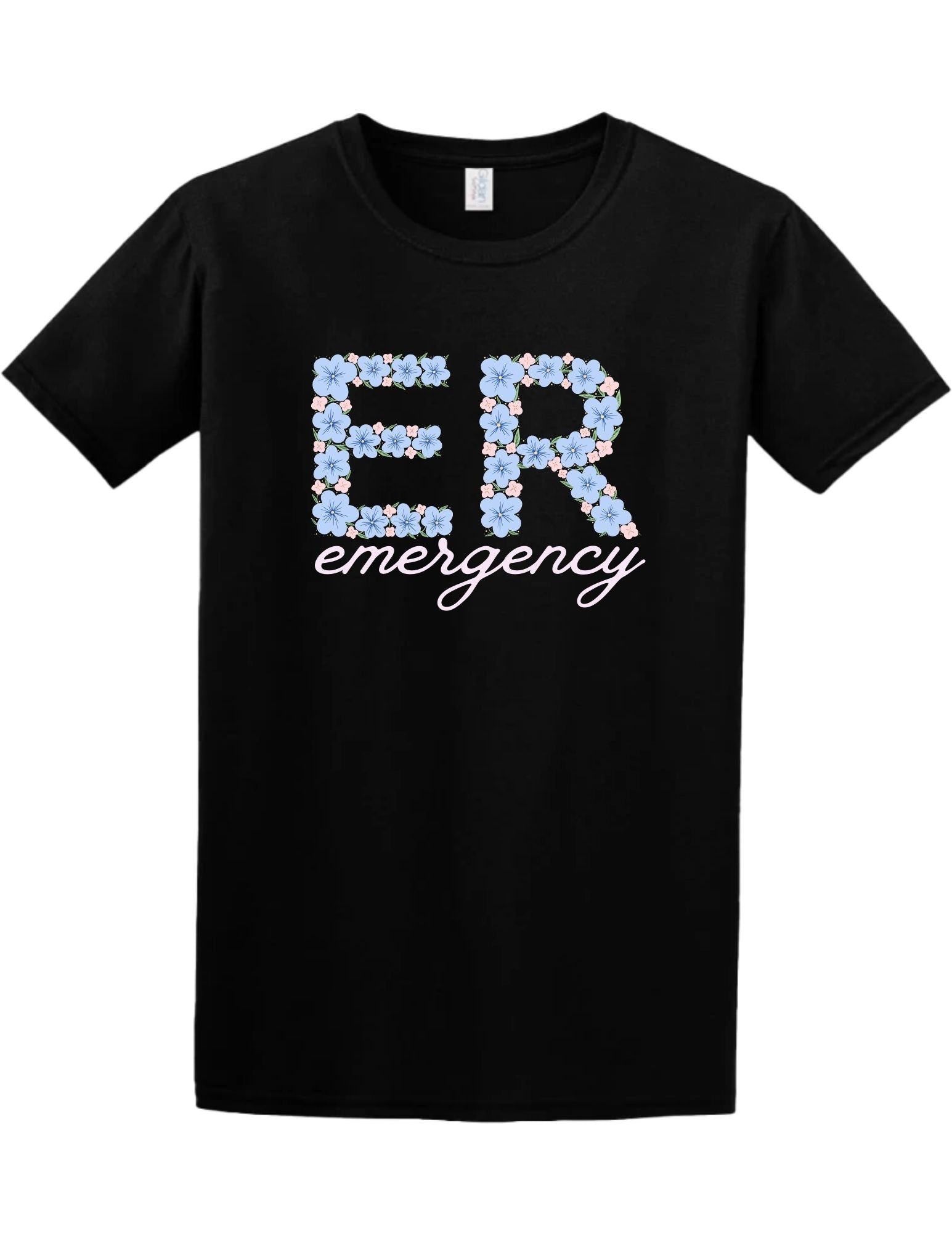 Floral Emergency Tee and Crewneck