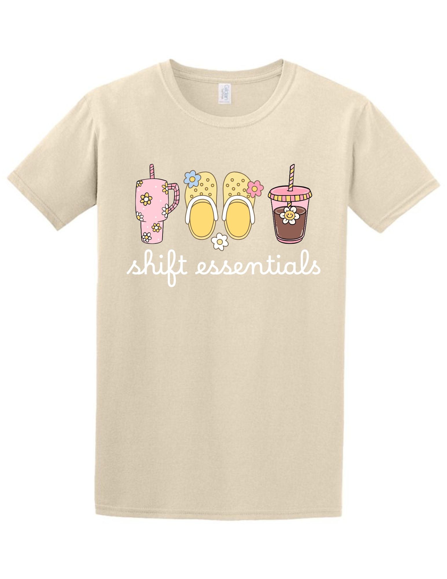 Shift Essentials Tee and Crewneck