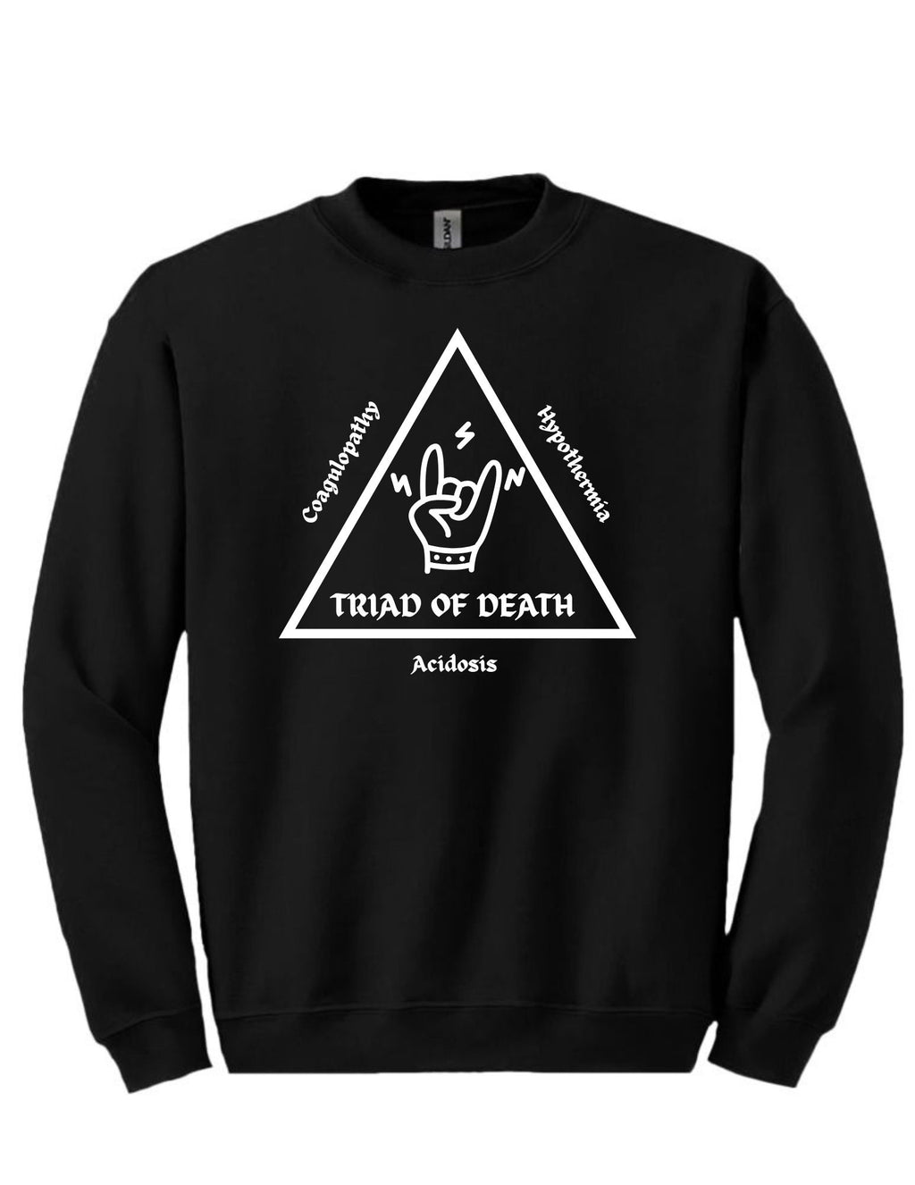 Triad of Death Tee and Crewneck